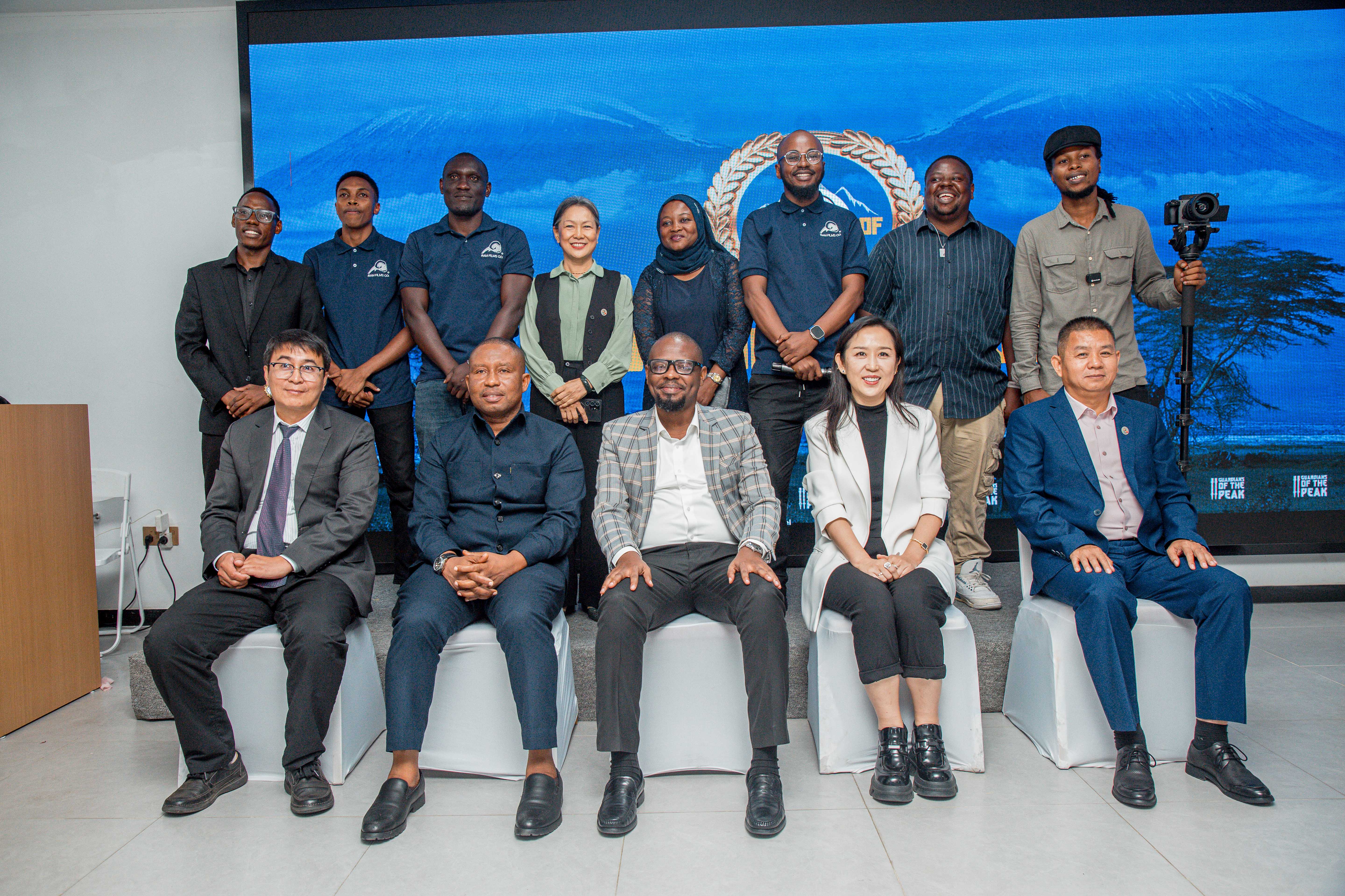 University Students receive Guardians of the Peak certificates.