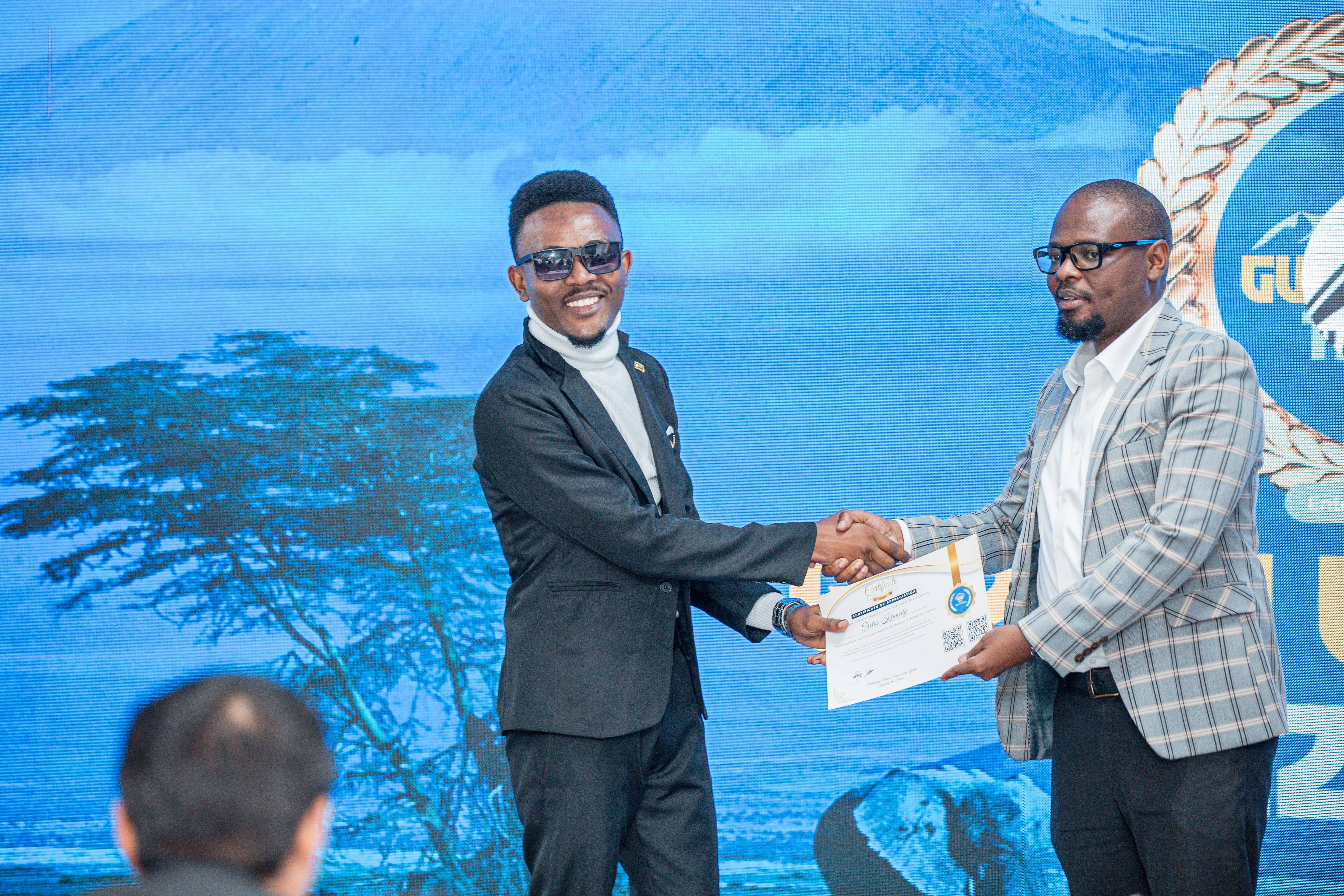 University Students receive Guardians of the Peak certificates.